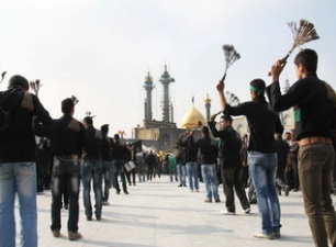 عزاداری  در حرم حضرت معصومه(س)