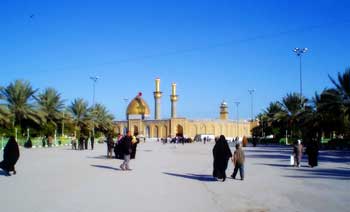 آتش جهنم در برابر عظمت غبار کربلا 