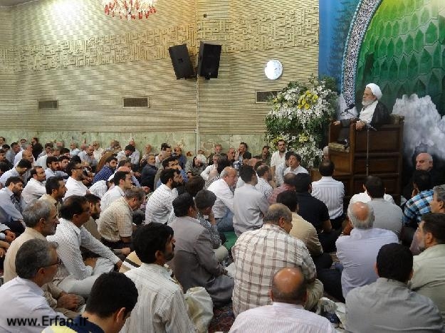 گزارش تصویری / سخنرانی استاد انصاریان در روز ولادت حضرت امام حسن مجتبی(ع) در مسجد امیر