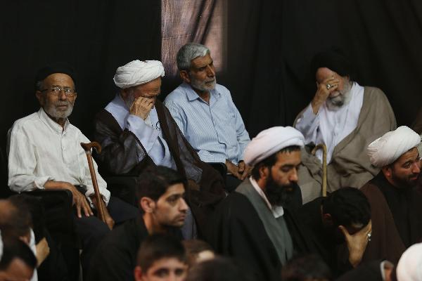 گزارش تصویری/ مراسم شهادت حضرت جواد الائمه با سخنرانی استاد انصاریان در بیت حضرت آیت الله وحید خراسانی 