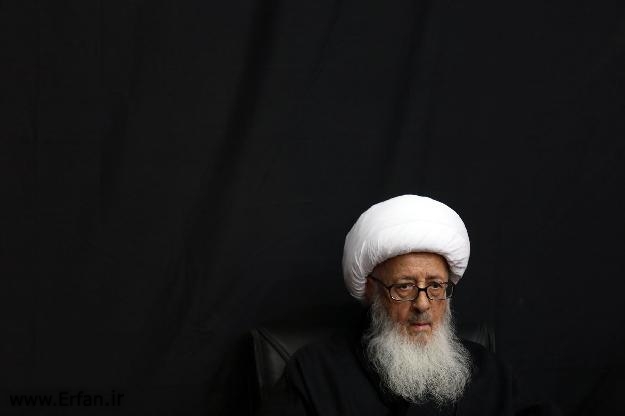 گزارش تصویری/ مراسم شهادت حضرت جواد الائمه با سخنرانی استاد انصاریان در بیت حضرت آیت الله وحید خراسانی 