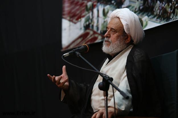 گزارش تصویری/ مراسم شهادت حضرت جواد الائمه با سخنرانی استاد انصاریان در بیت حضرت آیت الله وحید خراسانی 