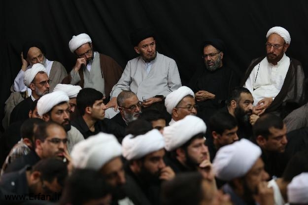 گزارش تصویری/ مراسم شهادت حضرت جواد الائمه با سخنرانی استاد انصاریان در بیت حضرت آیت الله وحید خراسانی 