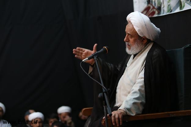 گزارش تصویری/ مراسم شهادت حضرت جواد الائمه با سخنرانی استاد انصاریان در بیت حضرت آیت الله وحید خراسانی 