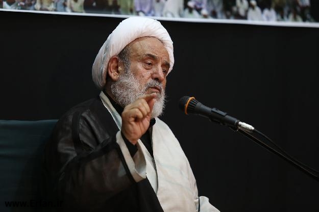 گزارش تصویری/ مراسم شهادت حضرت جواد الائمه با سخنرانی استاد انصاریان در بیت حضرت آیت الله وحید خراسانی 