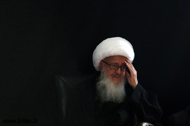 گزارش تصویری/ مراسم شهادت حضرت جواد الائمه با سخنرانی استاد انصاریان در بیت حضرت آیت الله وحید خراسانی 