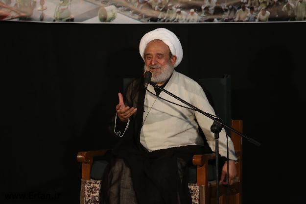 گزارش تصویری/ مراسم شهادت حضرت جواد الائمه با سخنرانی استاد انصاریان در بیت حضرت آیت الله وحید خراسانی 