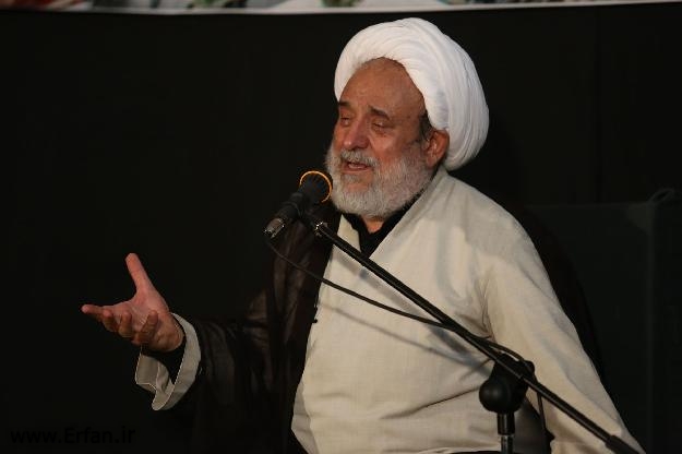 گزارش تصویری/ مراسم شهادت حضرت جواد الائمه با سخنرانی استاد انصاریان در بیت حضرت آیت الله وحید خراسانی 