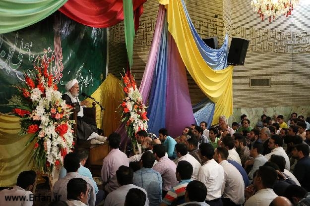 گزارش تصویری/ جشن عید غدیر در مسجد حضرت امیر(ع) با سخنرانی استاد حسین انصاریان