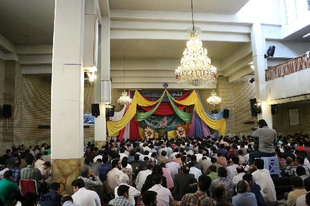 گزارش تصویری/ جشن عید غدیر در مسجد حضرت امیر(ع) با سخنرانی استاد حسین انصاریان