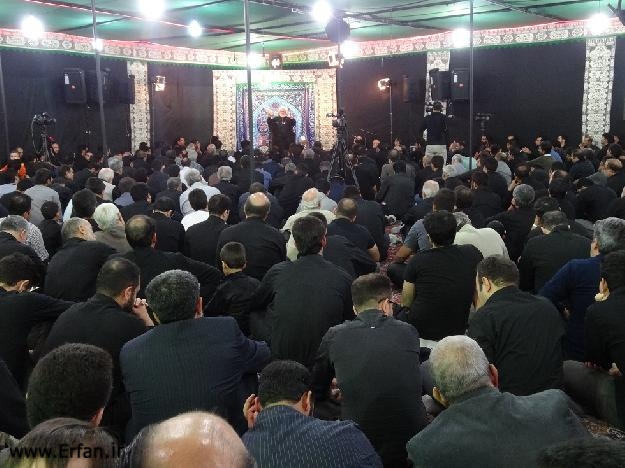 گزارش تصویری / حسینیه صاحب الزمان (عج) با سخنرانی استاد انصاریان/ مراسم شب سوم محرم 
