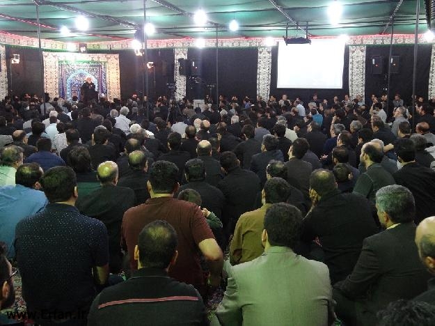 گزارش تصویری / حسینیه صاحب الزمان (عج) با سخنرانی استاد انصاریان/ مراسم شب سوم محرم 