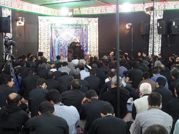 گزارش تصویری / حسینیه صاحب الزمان (عج) با سخنرانی استاد انصاریان/ مراسم شب سوم محرم 