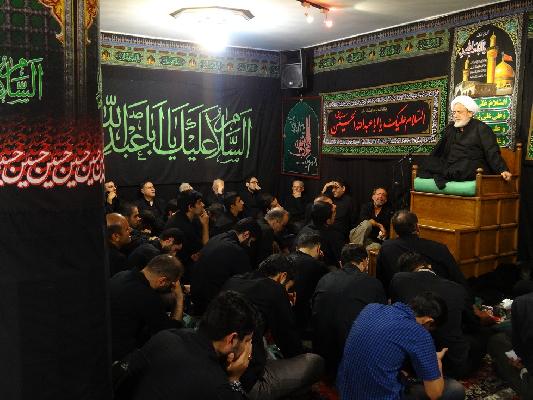 دهه اول محرم 94 حسینیه آیت الله علوی تهرانی سخنرانی دوم