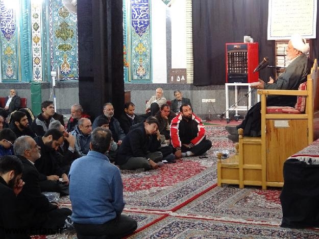 گزارش تصویری / کرج مسجد حضرت معصومه (س) / سخنرانی استاد حسین انصاریان