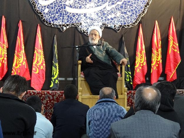 گزارش تصویری / کرج مسجد حضرت معصومه (س) / سخنرانی استاد حسین انصاریان