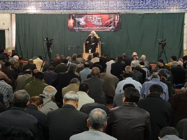 گزارش تصویری/ سخنرانی حضرت استاد انصاریان در حسینیه همدانی ها