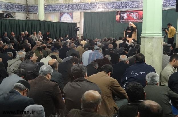 گزارش تصویری/ سخنرانی حضرت استاد انصاریان در حسینیه همدانی ها