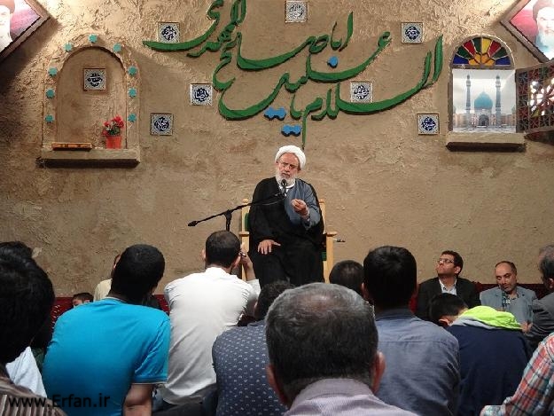 گزارش تصویری/سخنرانی استاد انصاریان در بقعه شیخ طرشتی- تهران