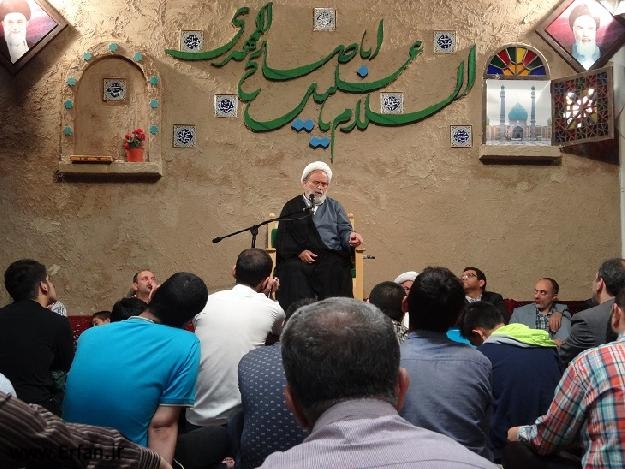 گزارش تصویری/سخنرانی استاد انصاریان در بقعه شیخ طرشتی- تهران