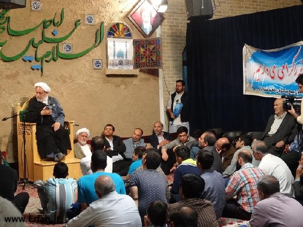 گزارش تصویری/سخنرانی استاد انصاریان در بقعه شیخ طرشتی- تهران