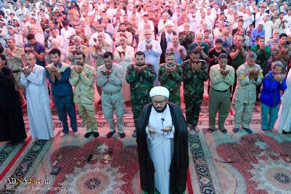 عکس خبری/ نماز جماعت باشکوه در حرم امامین عسکریین(ع)