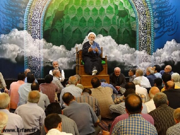 گزارش تصویری/سخنرانی استاد انصاریان در مسجد حضرت امیر (ع) رمضان 1395 