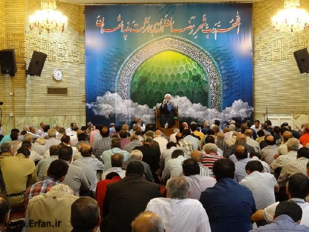 گزارش تصویری/سخنرانی استاد انصاریان در مسجد حضرت امیر (ع) رمضان 1395 