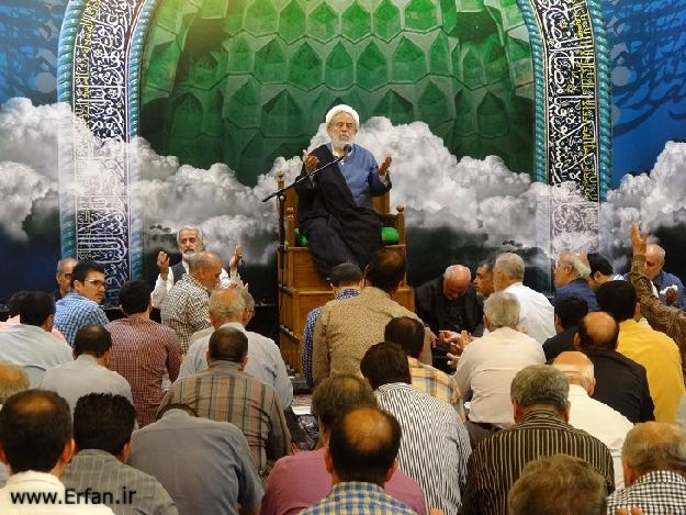 گزارش تصویری/سخنرانی استاد انصاریان در مسجد حضرت امیر (ع) رمضان 1395 