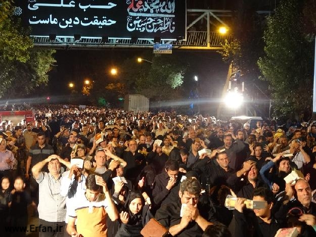 گزارش تصویری/مراسم احیاء شب نوزدهم رمضان توسط استاد انصاریان