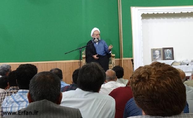 گزارش تصویری/ سخنرانی استاد انصاریان در بیت الاحزان اصفهان