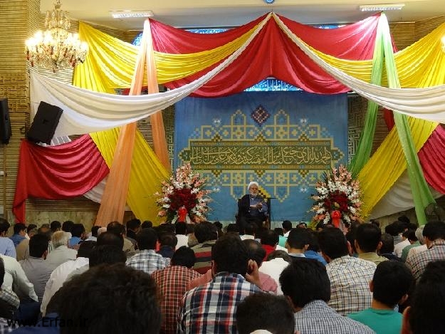 گزارش تصویری/ ویژه برنامه روز عید غدیر با سخنرانی استاد انصاریان در مسجد امیر (ع)