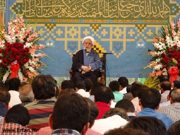 گزارش تصویری/ ویژه برنامه روز عید غدیر با سخنرانی استاد انصاریان در مسجد امیر (ع)