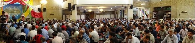 گزارش تصویری/ ویژه برنامه روز عید غدیر با سخنرانی استاد انصاریان در مسجد امیر (ع)