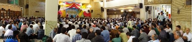 گزارش تصویری/ ویژه برنامه روز عید غدیر با سخنرانی استاد انصاریان در مسجد امیر (ع)