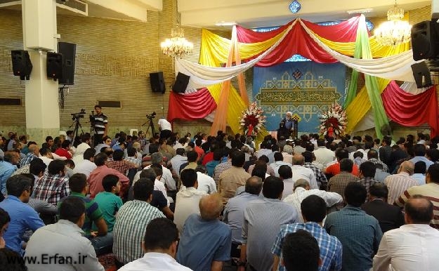 گزارش تصویری/ ویژه برنامه روز عید غدیر با سخنرانی استاد انصاریان در مسجد امیر (ع)