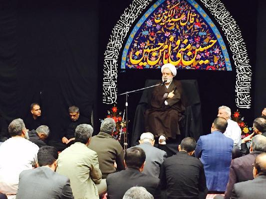 تهران حسینیهٔ هدایت دههٔ سوم محرم پاییز1395 سخنرانی پنجم