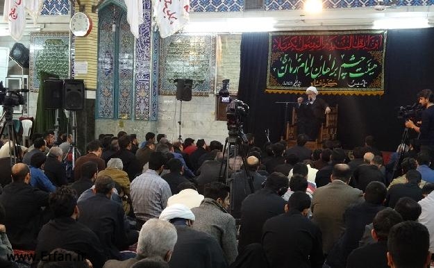 گزارش تصویری/ سخنرانی استاد انصاریان در مسجد آیت الله بروجردی(ره)، کرمانشاه