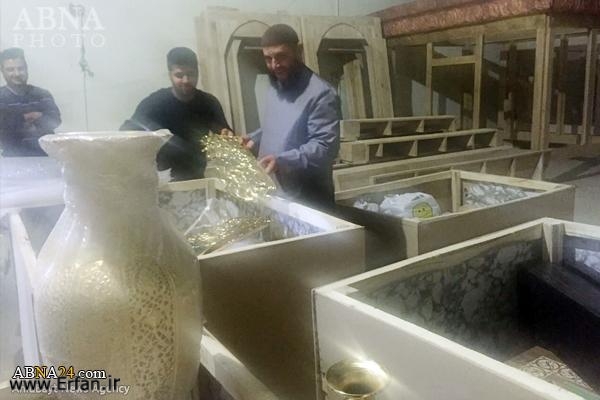 پایان کار ساخت ضریح جدید "جناب میثم تمار" با نمادی منحصربفرد + تصاویر