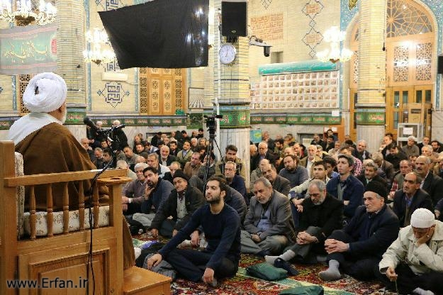 گزارش تصویری/ سخنرانی استاد انصاریان در مسجد شهید بهشتی - تهران