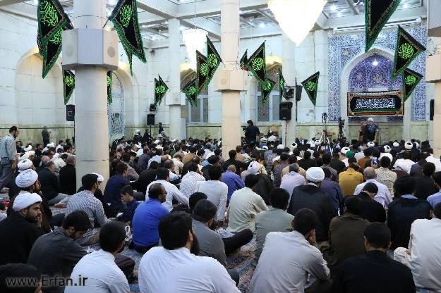 گزارش تصویری/ سخنرانی استاد انصاریان در ایام شهادت امام محمد باقر (ع) / مسجد اعظم قم