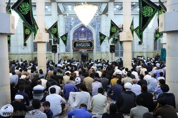 گزارش تصویری/ سخنرانی استاد انصاریان در ایام شهادت امام محمد باقر (ع) / مسجد اعظم قم