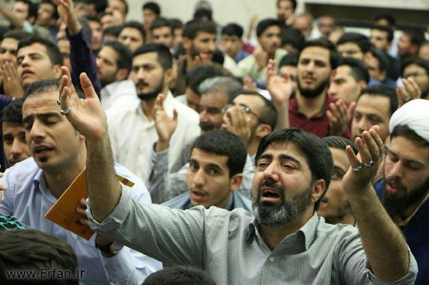 گزارش تصویری/ مراسم دعای عرفه حسینیه هدایت تهران 