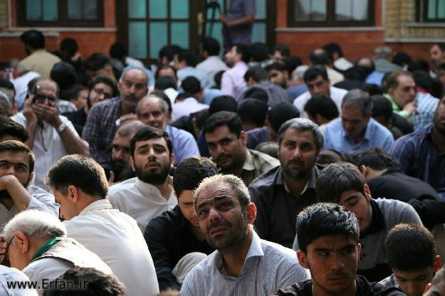 گزارش تصویری/ مراسم دعای عرفه حسینیه هدایت تهران 