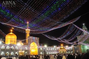 جشن میلاد امام هادی(ع) در حرم مطهر رضوی برگزار شد