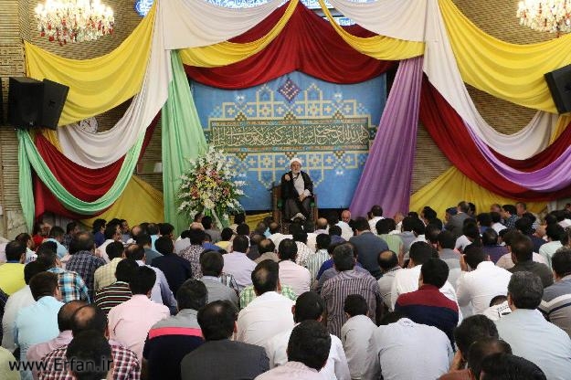 گزارش تصویری/ ویژه برنامه روز عید غدیر در مسجد حضرت امیر(ع) با سخنرانی استاد انصاریان