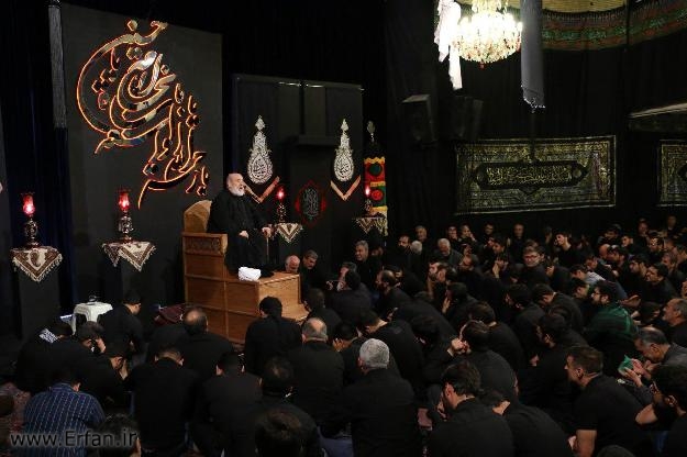 گزارش تصویری/ سخنرانی استاد انصاریان در مسجد حضرت امیر (ع) دهه اول محرم 1439 
