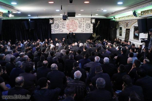 گزارش تصویری/ سخنرانی استاد انصاریان در بقعه شیخ نوایی خوی دهه دوم محرم 1439