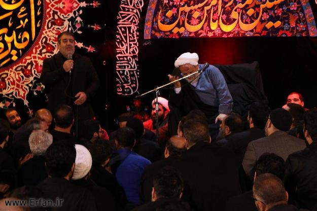 ویژه برنامه سوگواری امام حسین(ع) در حسینیه هدایت + تصاویر 