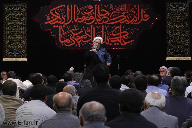 گزارش تصویری/ سخنرانی استاد انصاریان در بقعه شیخ طرشتی/ دهه سوم محرم 1439